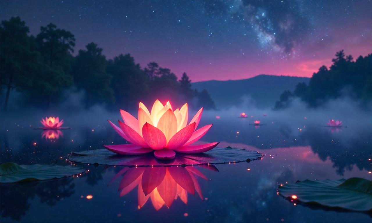 Magical nature background